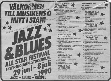 Jazz Blues Festivalen 1990